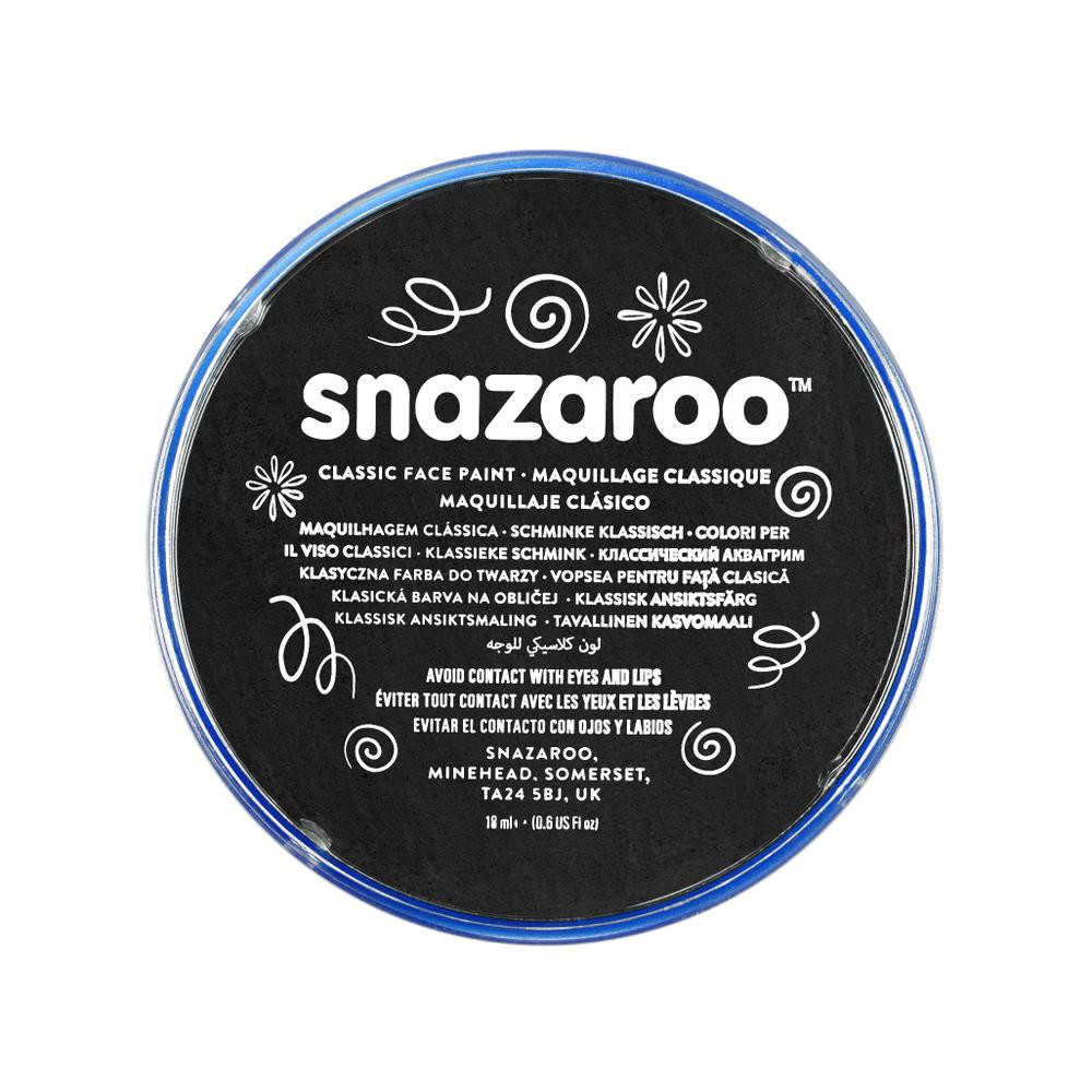 Face and body make-up paint - Snazaroo - black, 18 ml