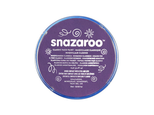 Face and body make-up paint - Snazaroo - purple, 18 ml