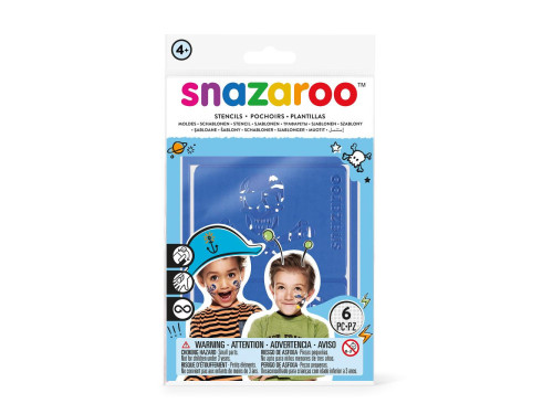 Adventure stencils - Snazaroo - 6 pcs