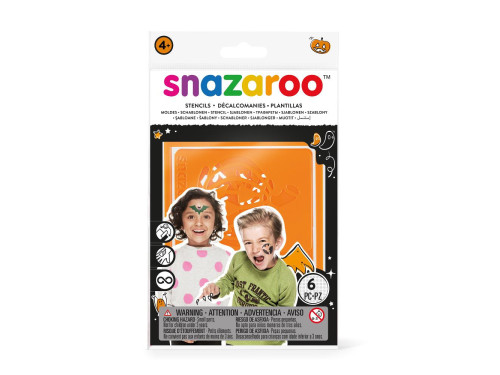 Szablony do malowania twarzy na Halloween - Snazaroo - 6 szt.