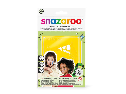 Rainbow stencils - Snazaroo - 6 pcs