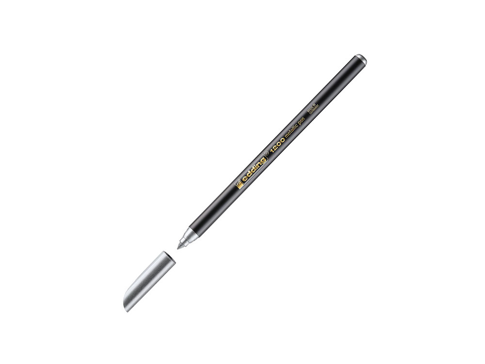 Color pen - edding - metallic silver