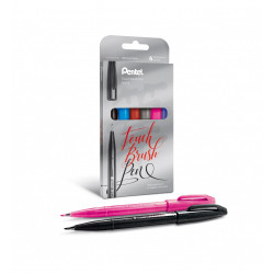 Set of artistic Touch Brush Pen 2 - Pentel - 6 pcs.