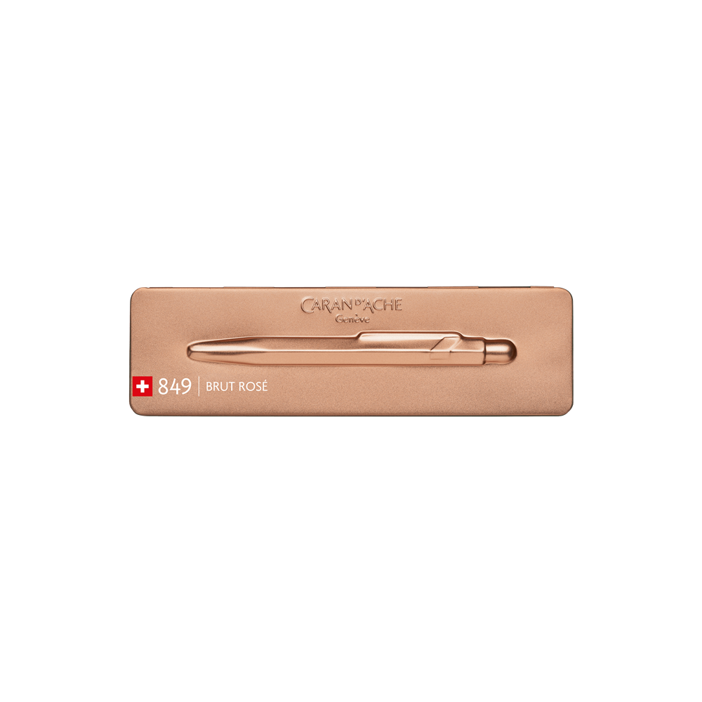Długopis 849 PopLine z etui - Caran d'Ache - Brut Rose