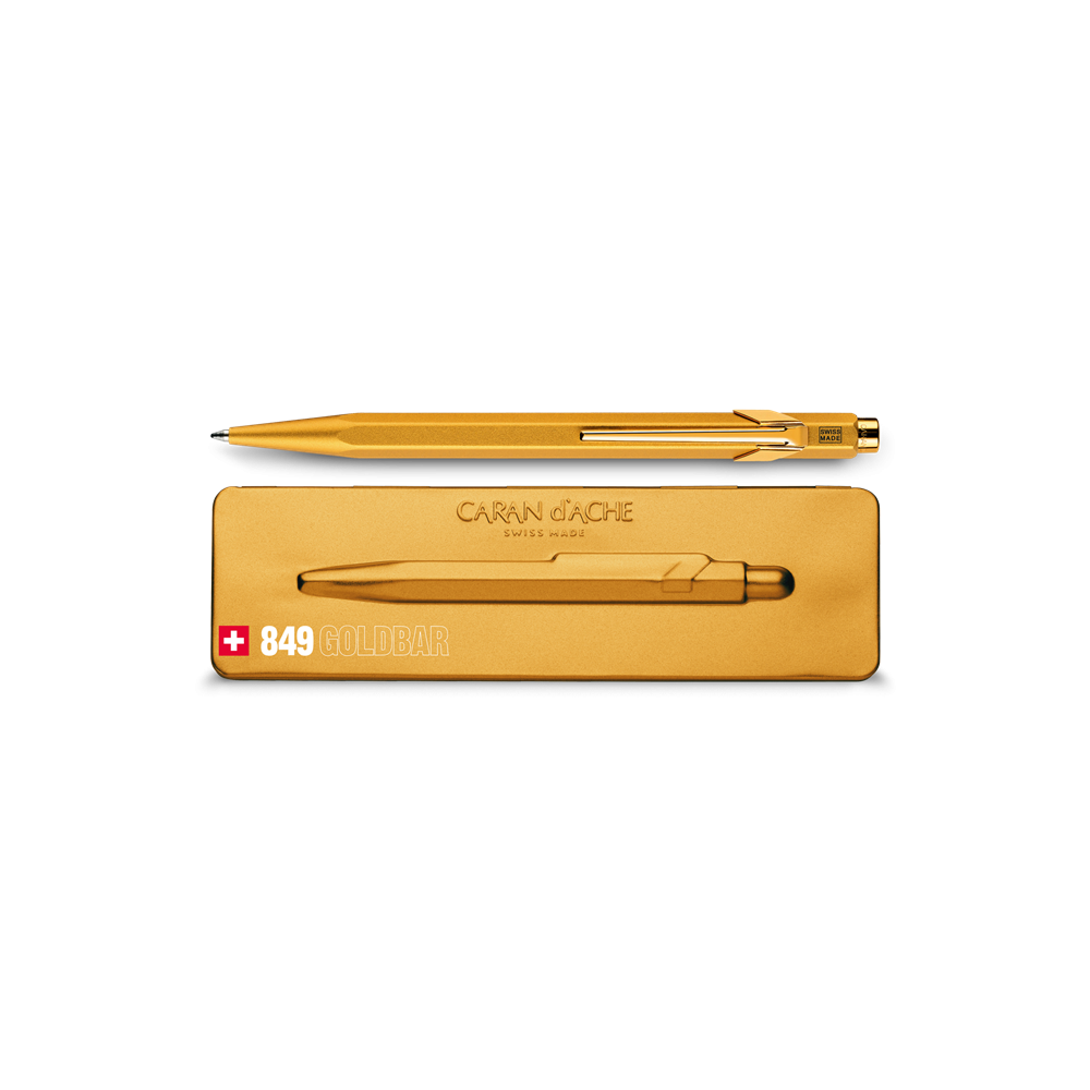 Ballpoint 849 Pop Line pen - Caran d'Ache - Goldbar