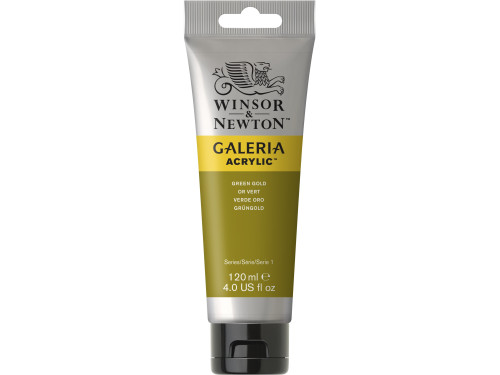 Acrylic paint Galeria - Winsor & Newton - Green Gold, 120 ml