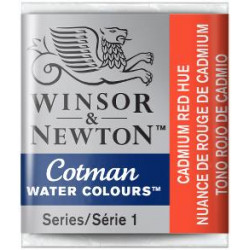 Farba akwarelowa Cotman - Winsor & Newton - Red Hue, półkostka