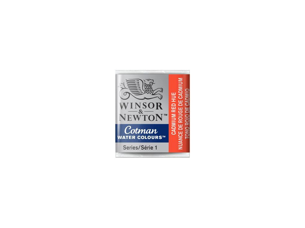 Farba akwarelowa Cotman - Winsor & Newton - Red Hue, półkostka