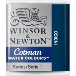 Cotman watercolor paint - Winsor & Newton - Indigo, half pan