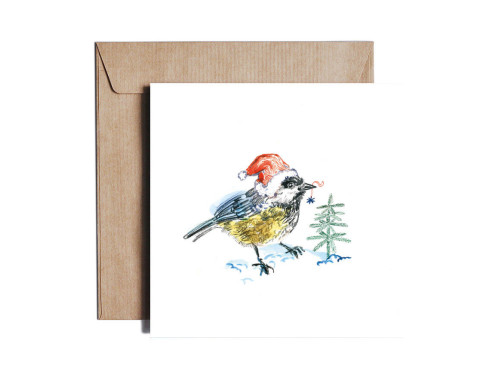 Greeting card - Pieskot - Final touch, 14,5 x 14,5 cm