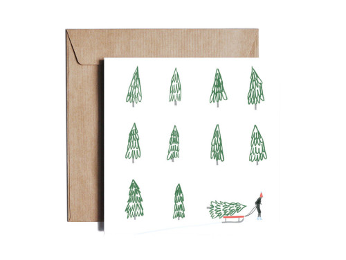 Greeting card - Pieskot - It wasn't me, 14,5 x 14,5 cm