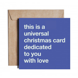 Greeting card - Pieskot - Specially 4 U, 14,5 x 14,5 cm