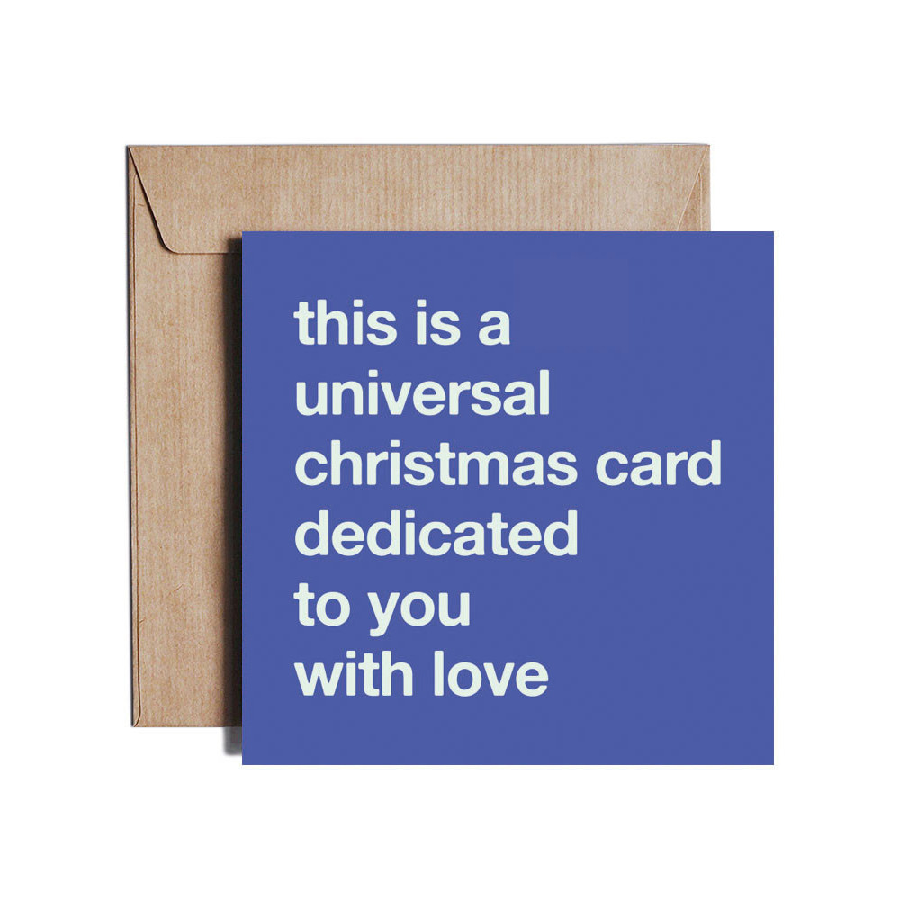 Greeting card - Pieskot - Specially 4 U, 14,5 x 14,5 cm