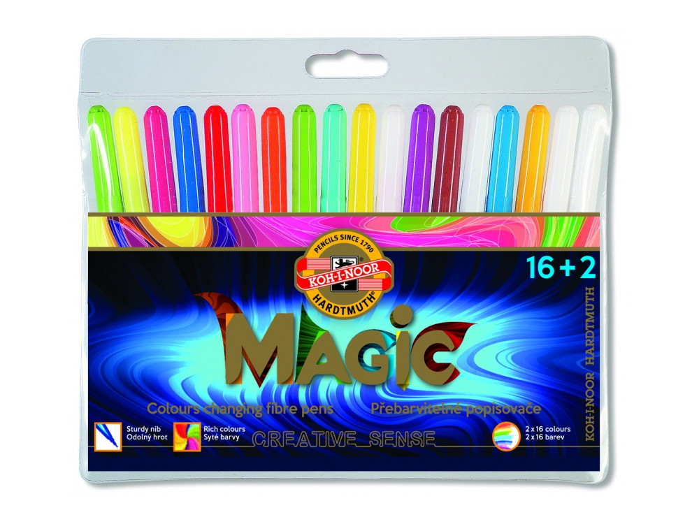 Magic Markers - 18kol. - KOH-I-NOOR