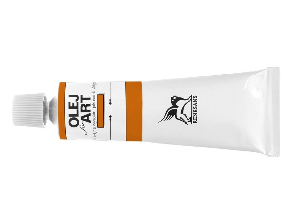 Oil paint Olej for Art - Renesans - 59, indian yellow, 60 ml