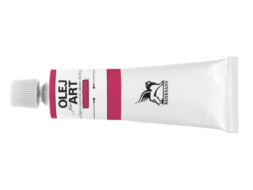 Oil paint Olej for Art - Renesans - 63, carmine lake, 60 ml