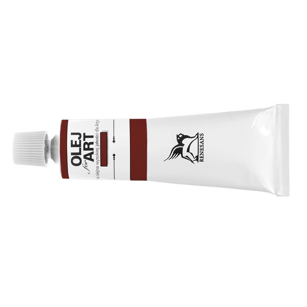Oil paint Olej for Art - Renesans - 76, English red, 60 ml