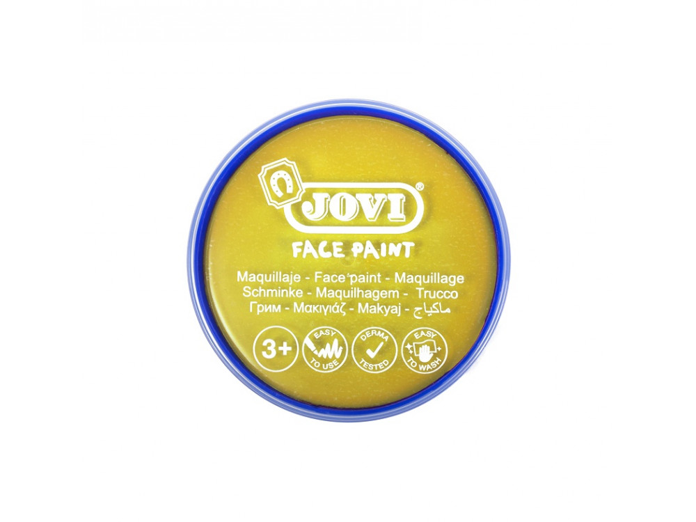 Farba do malowania twarzy - Jovi - żółta, 8 ml