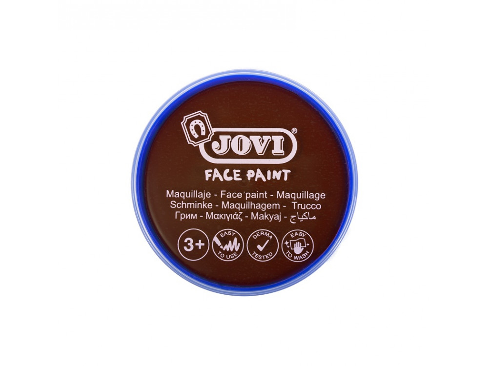 Farba do malowania twarzy - Jovi - brązowa, 8 ml
