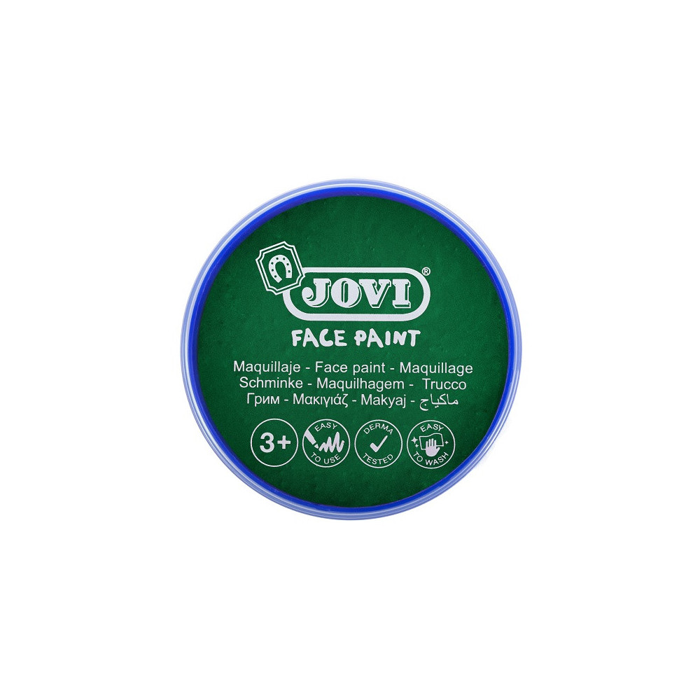 Farba do malowania twarzy - Jovi - zielona, 8 ml