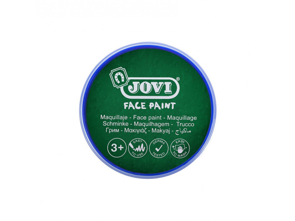 Farba do malowania twarzy - Jovi - zielona, 8 ml