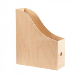 Segregator drewniany, folder ze sklejki - 31 x 24 x 9,5 cm