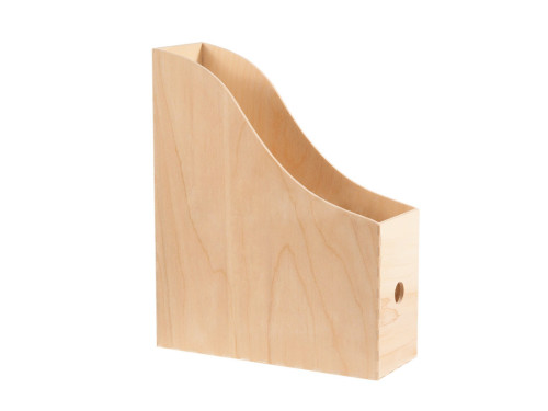 Segregator drewniany, folder ze sklejki - 31 x 24 x 9,5 cm