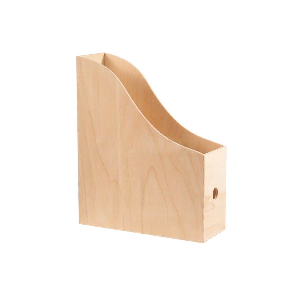 Segregator drewniany, folder ze sklejki - 31 x 24 x 9,5 cm