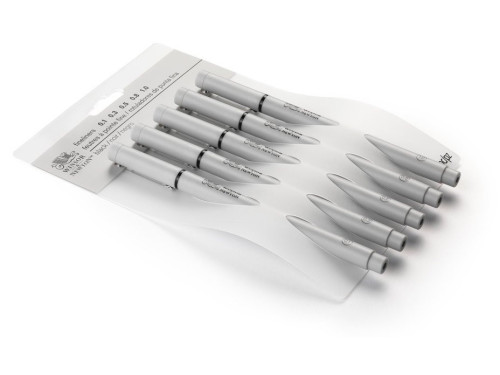 Fine-tip set - Winsor & Newton - black, 5 pcs.