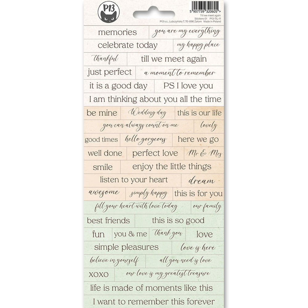 Sticker sheet - Piątek Trzynastego - Till we meet again 01