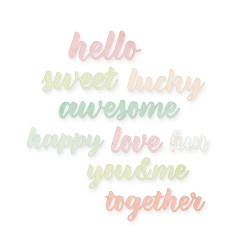 Sticker sheet with inscriptions - Piątek Trzynastego - Till we meet again 01