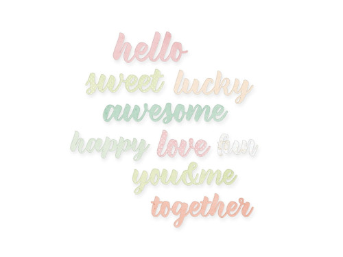 Sticker sheet with inscriptions - Piątek Trzynastego - Till we meet again 01