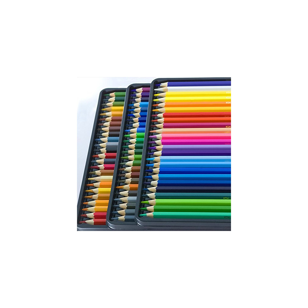Art set of Aquarell Pencils with brushes - Koh-I-Noor - 72 pcs.