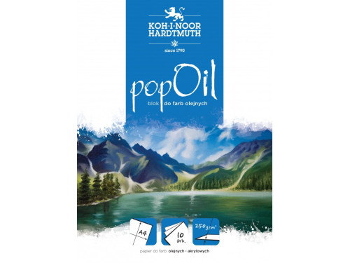 Pop Oil painting pad A4 - Koh-I-Noor - 250g, 10 sheets