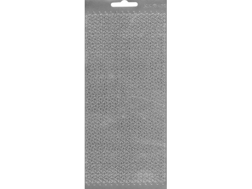 Stickers - Gwiazdki - szlaczek 425 silver