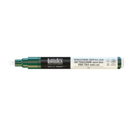 Acrylic marker - Liquitex - phthalocyanine green blue