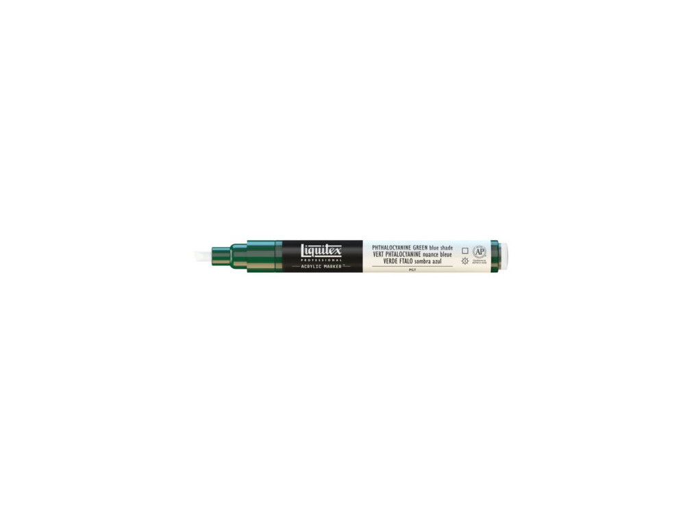Marker akrylowy - Liquitex - phthalocyanine green blue, 2 mm