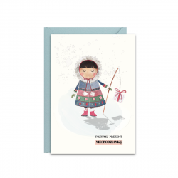 Greeting card A6 - Paperwords - Eskimo