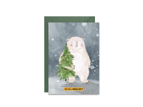 Kartka okolicznościowa A6 - Paperwords - Yeti