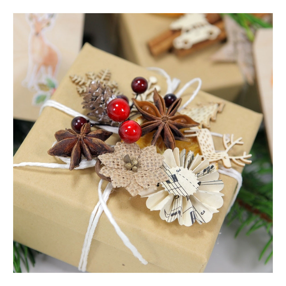 Wooden shapes Christmas 3 - DpCraft - 45 pcs.