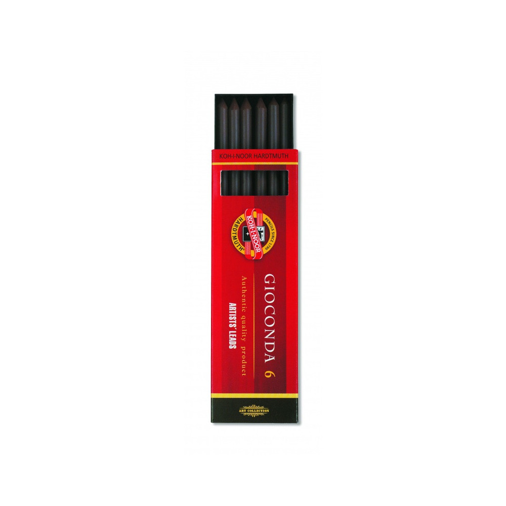 Auto-feed mechanical pencil lead refills - Koh-I-Noor - 4B, 5,6 mm, 6 pcs.