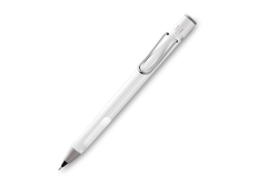 Ołówek automatyczny Safari - Lamy - biały, 0,5 mm