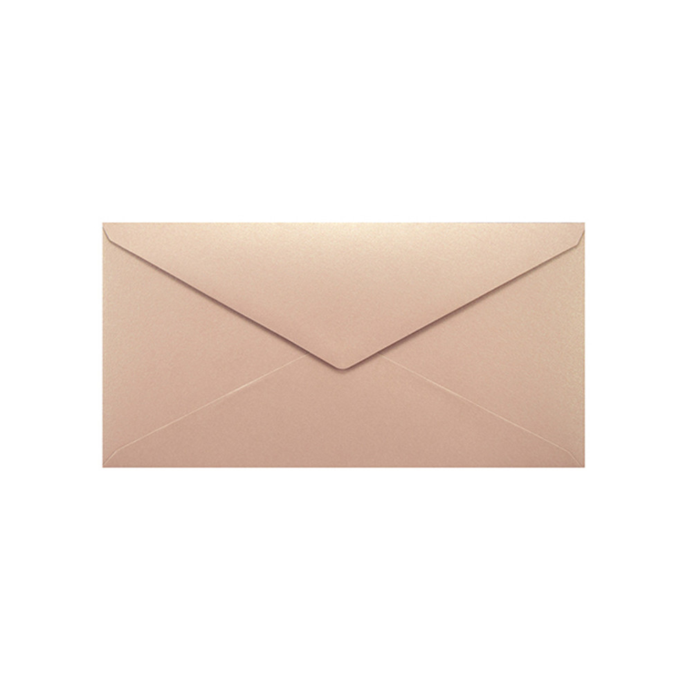 Curious Metallics envelope 120g - DL, Rose Gold