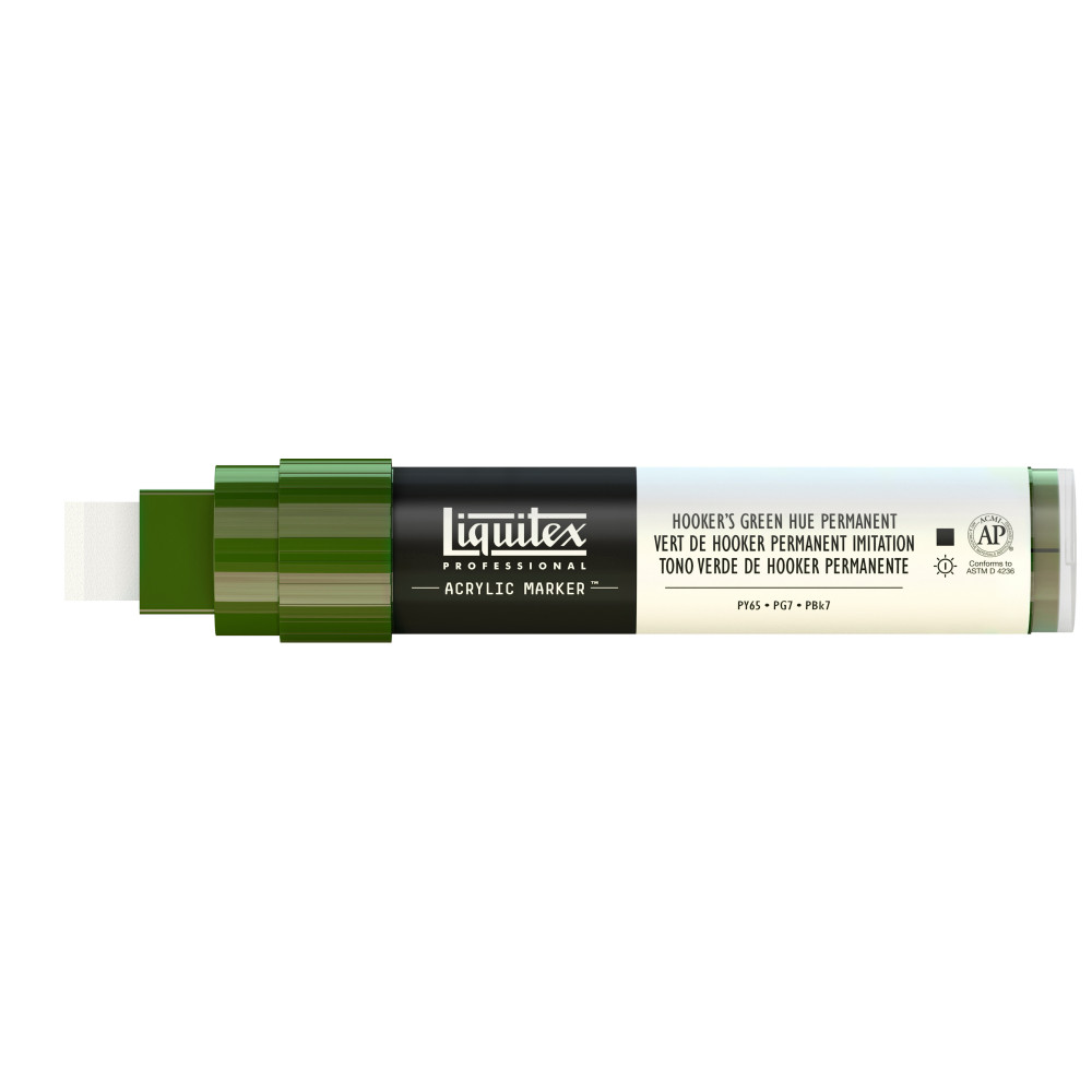 Acrylic marker - Liquitex - hooker's green hue permanent