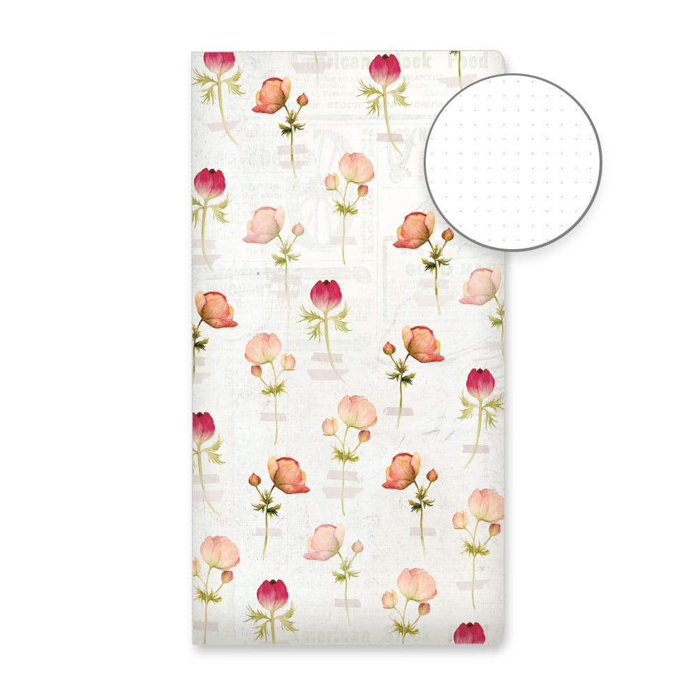 Dotted notebook - Piątek Trzynastego - Wall of flowers