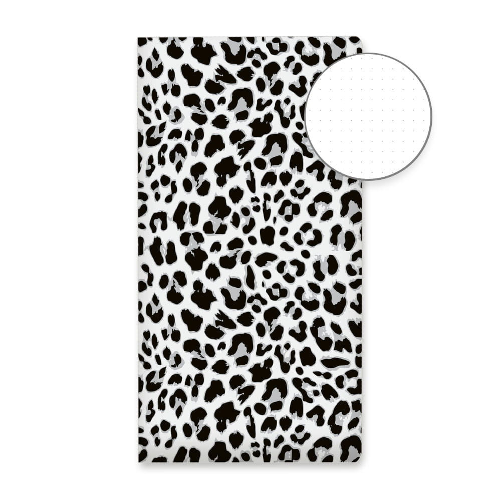 Dotted notebook - Piątek Trzynastego - Cheetah print