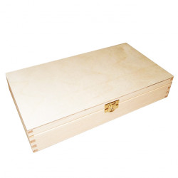 Drewniane pudełko kasetka - 33 x 23,7 cm