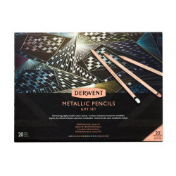 Metallic pencils Gift Set - Derwent - 20 colors