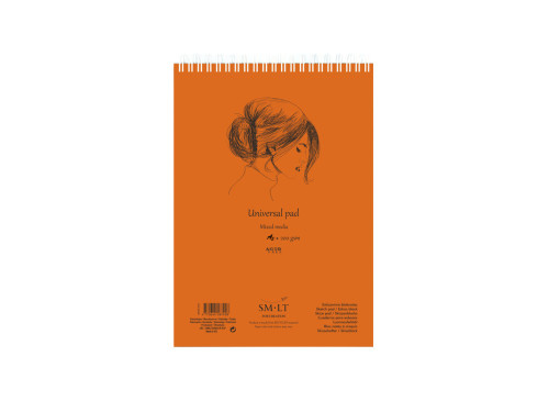 Universal Mixed Media pad A5 - SM-LT - 200 g, 40 sheets