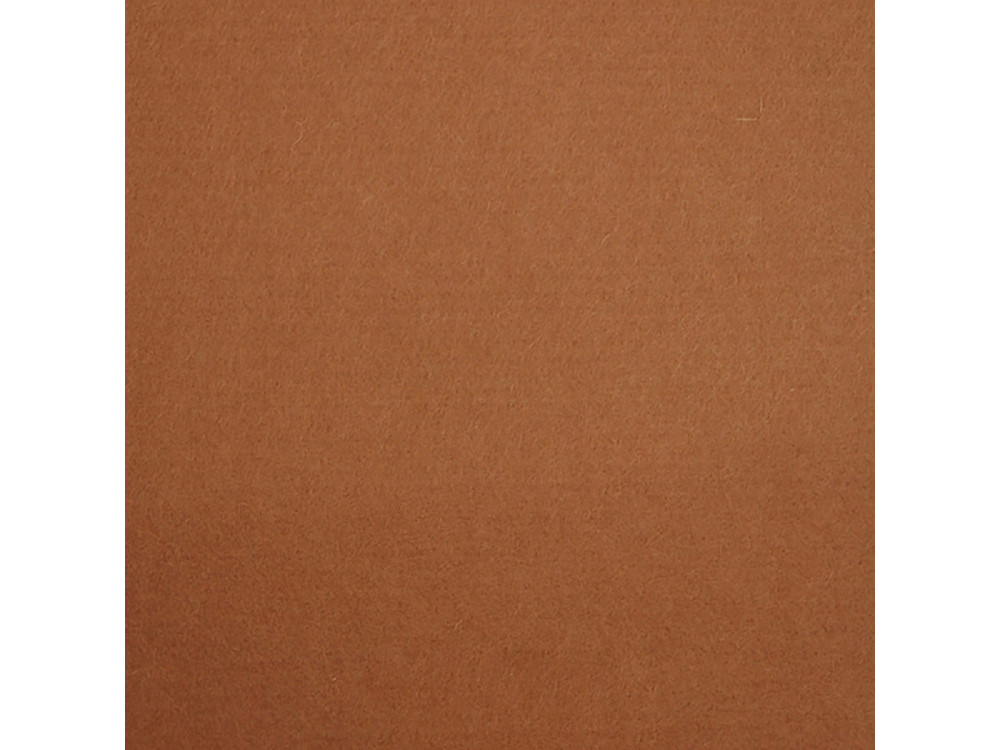 Filc wełniany A4 - brązowy, camel, 1 mm